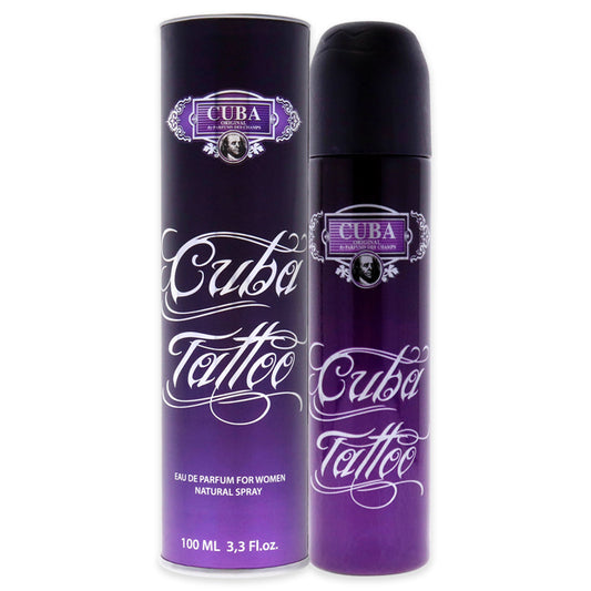 Cuba Tattoo by Cuba for Women - 3.3 oz EDP Spray