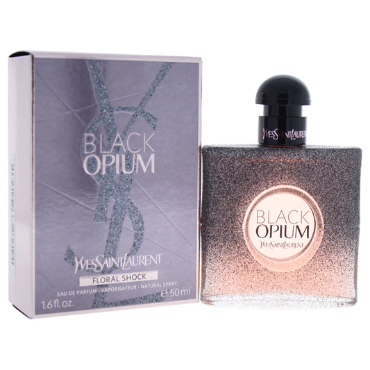 Black Opium Floral Shock by Yves Saint Laurent for Women - 1.6 oz EDP Spray