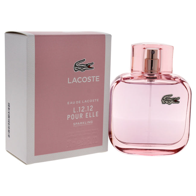 Lacoste Eau de Lacoste L.12.12 Pour Elle Sparkling by Lacoste for Women - 3 oz EDT Spray