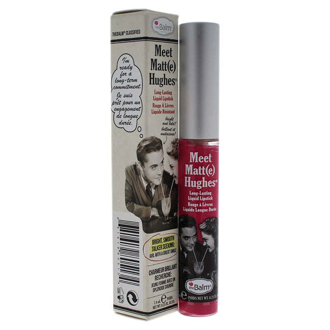 Meet Matte Hughes Long Lasting Liquid Lipstick - Chivalrous by the Balm for Women - 0.25 oz Lip Gloss