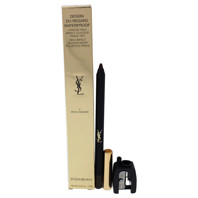 Dessin Du Regard Waterproof Eye Pencil - 2 Brun Danger by Yves Saint Laurent for Women - 0.04 oz Eye Pencil