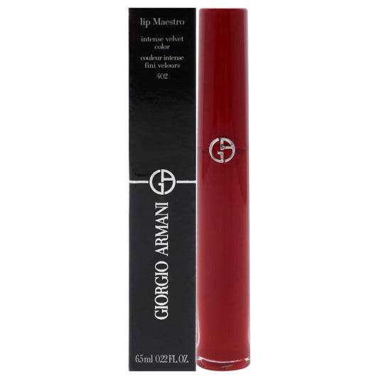 Lip Maestro Intense Velvet Color - 402 Chinese Lacquer by Giorgio Armani for Women - 0.22 oz Lipstick