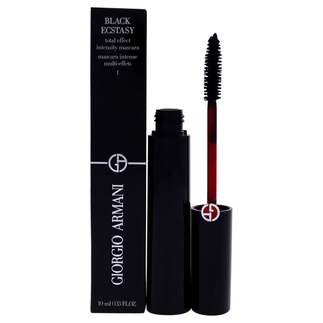 Black Ecstasy Total Effect Intensity Mascara - 1 Obsidian Black by Giorgio Armani for Women - 0.33 oz Mascara