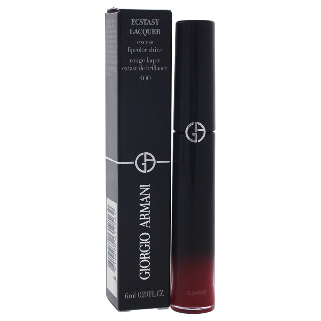 Ecstasy Lacquer Excess Lipcolor Shine - 400 Four Hundred by Giorgio Armani for Women - 0.2 oz Lip Gloss