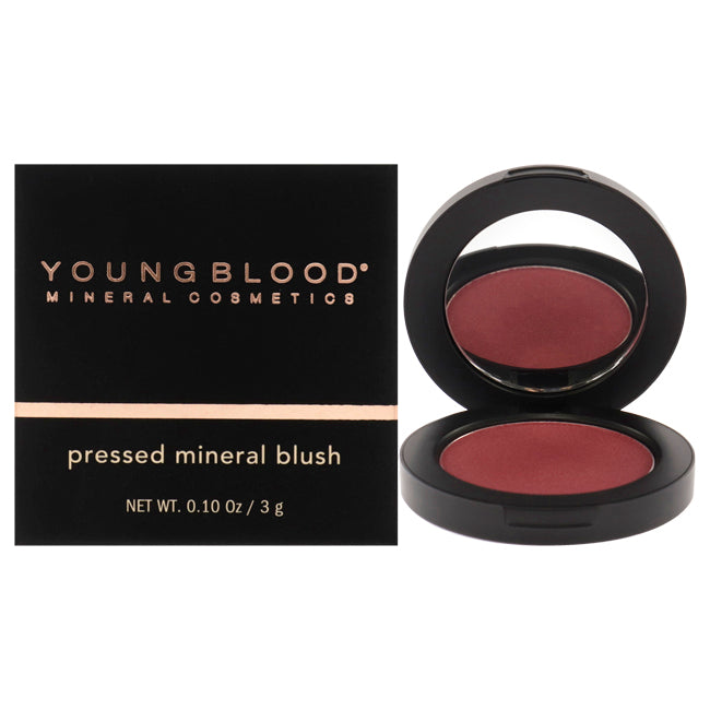 Pressed Mineral Blush - Temptress by Youngblood for Women - 0.1 oz Blush