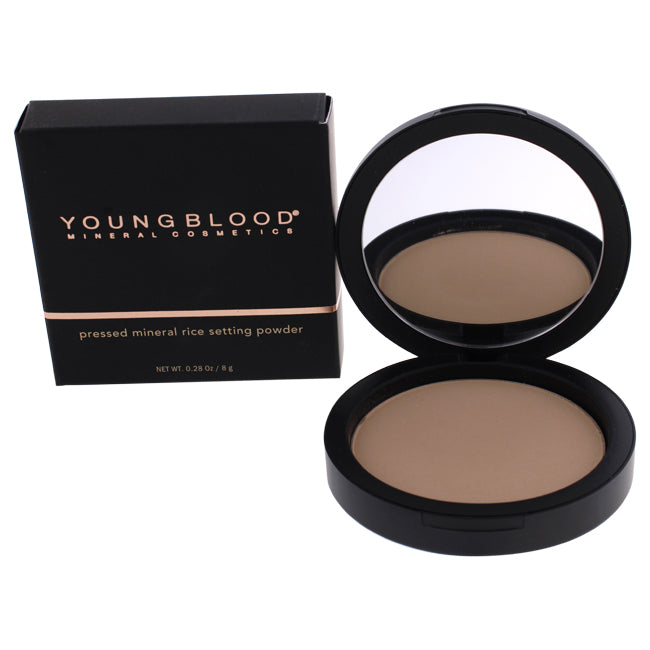 Pressed Mineral Rice Setting Powder - Medium by Youngblood for Women - 0.28 oz Powder