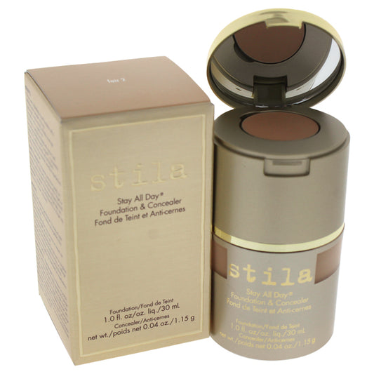 Stay All Day Foundation & Concealer - # 2 Fair by Stila for Women - 1 oz Makeup