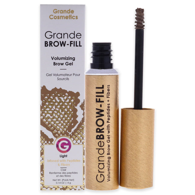 Grande Browfill Tinted Brow Gel - Light by Grande Cosmetics for Women - 0.14 oz Eyebrow Gel