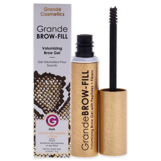 Grande Browfill Tinted Brow Gel - Dark by Grande Cosmetics for Women - 0.14 oz Eyebrow Gel