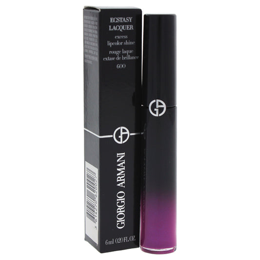 Ecstasy Lacquer Excess Lipcolor Shine - 600 Adrenaline by Giorgio Armani for Women - 0.2 oz Lip Gloss