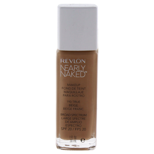 Nearly Naked Makeup SPF 20 - # 190 True Beige by Revlon for Women - 1 oz Foundation