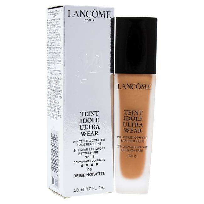 Teint Idole Ultra 24H Wear and Comfort Foundation SPF 15 - 05 Beige Noisette by Lancome for Women - 1 oz Foundation