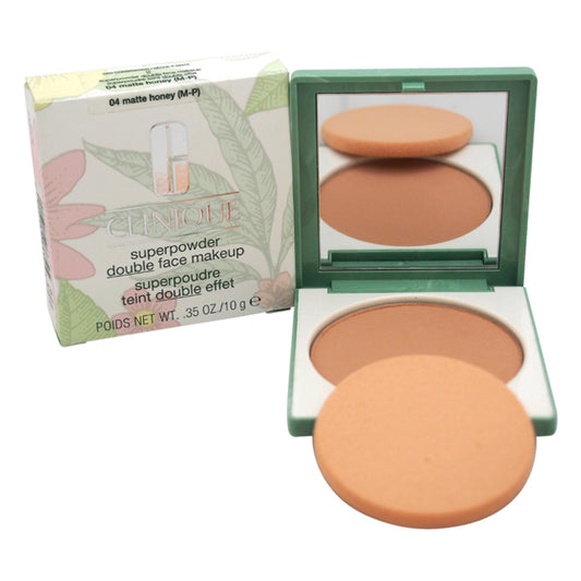 Superpowder Double Face Makeup - 04 Matte Honey (M-P)-Dry Combination by Clinique for Women - 0.35 oz Powder