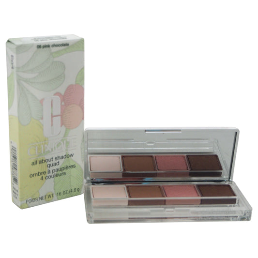 All About Shadow Quad - 06 Pink Chocolate by Clinique for Women - 0.16 oz Eye Shadow