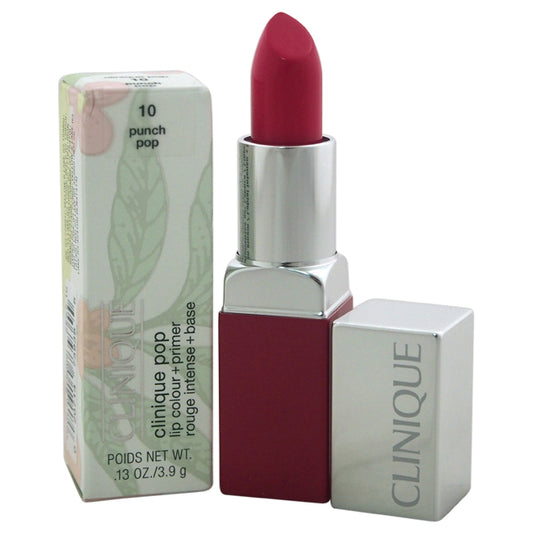 Clinique Pop Lip Colour + Primer - 10 Punch Pop by Clinique for Women - 0.13 oz Lipstick