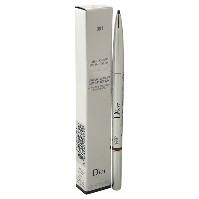 Diorshow Brow Styler Ultra-Fine Precision Brow Pencil - # 001 Universal Brown by Christian Dior for Women - 0.003 oz Eyebrow Pencil