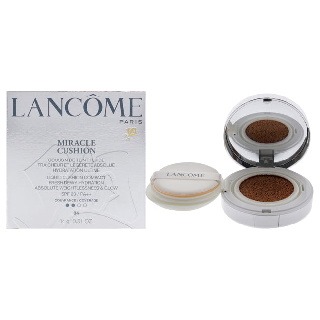 Miracle Cushion Liquid Cushion Compact SPF 23 - 04 Beige Miel by Lancome for Women - 0.51 oz Foundation