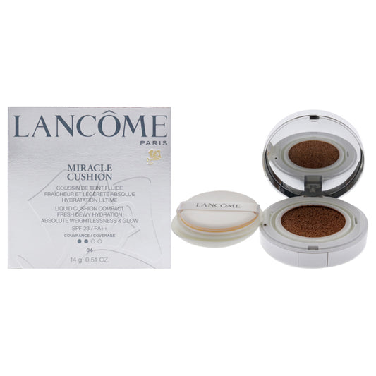 Miracle Cushion Liquid Cushion Compact SPF 23 - 04 Beige Miel by Lancome for Women - 0.51 oz Foundation