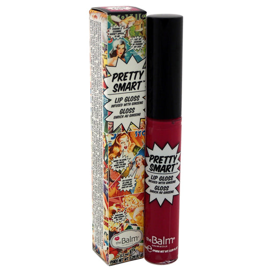 Pretty Smart Lip Gloss - Pow! by the Balm for Women - 0.219 oz Lip Gloss
