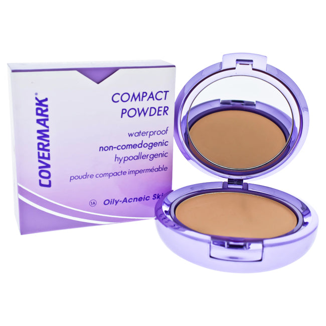 Compact Powder Waterproof - 1A - Oily-Acneic Skin by Covermark for Women - 0.35 oz Powder