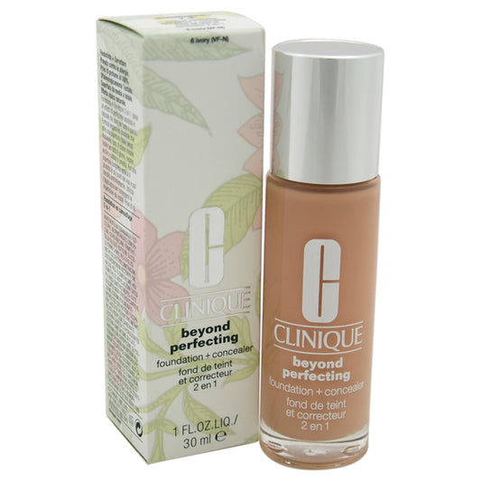 Beyond Perfecting Foundation Plus Concealer - 6 Ivory VF-N by Clinique for Women - 1 oz Makeup