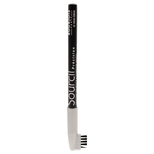 Sourcil Precision Eyebrow Pencil - # 01 Noir Ebene by Bourjois for Women - 0.04 oz Eyebrow Pencil