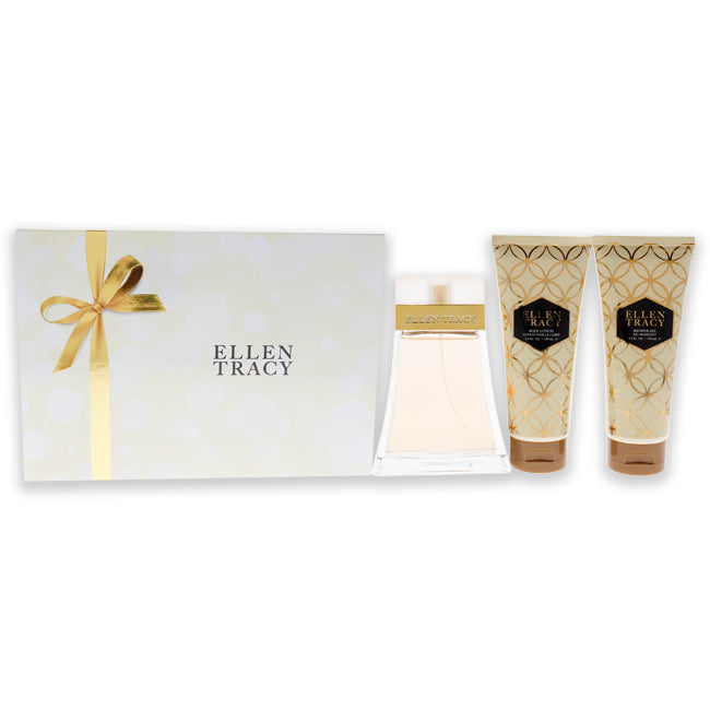 Ellen Tracy by Ellen Tracy for Women - 3 Pc Gift Set 3.4oz EDP Spray, 3.4oz Body Lotion, 3.4oz Shower Gel