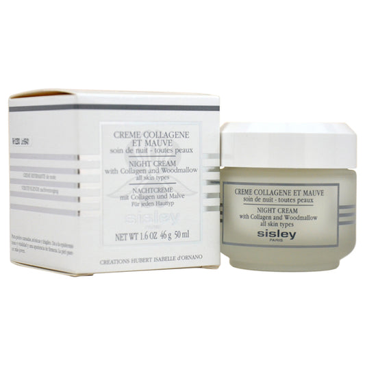 Night Cream with Collagen and Woodmallow by Sisley for Women - 1.6 oz Cream