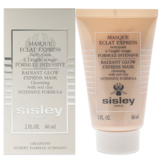 Radiant Glow Express Mask Cleansing with Red Clay Intensive Formula by Sisley for Women - 2 oz Cleanser