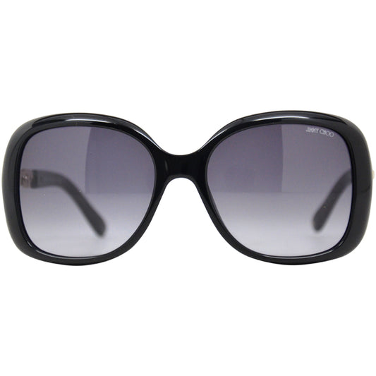 Jimmy Choo Wiley-S 0BMB Shiny Black by Jimmy Choo for Women - 56-18-135 mm Sunglasses