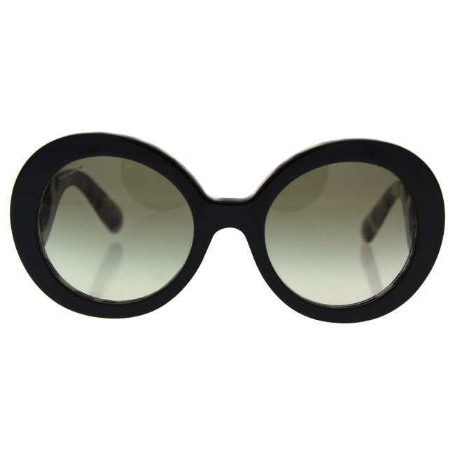 Prada SPR 27N ROK-4M1 - Black Havana-Green by Prada for Women - 55-22-135 mm Sunglasses