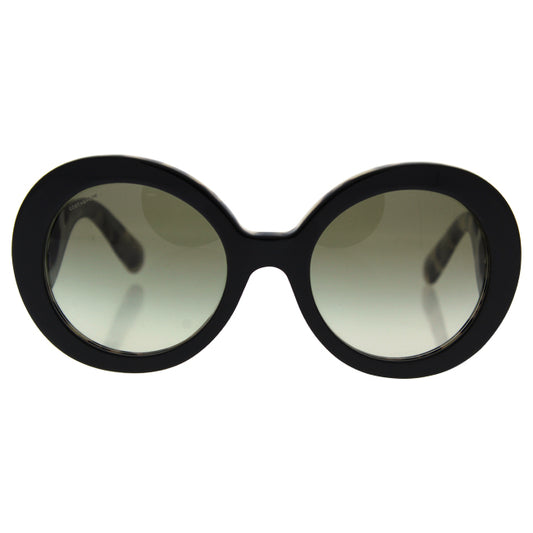 Prada SPR 27N ROK-4M1 - Black Havana-Green by Prada for Women - 55-22-135 mm Sunglasses