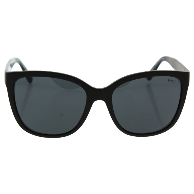 Polo Ralph Lauren PH 4114 5284-87 - Matte Black-Grey by Ralph Lauren for Women - 55-17-140 mm Sunglasses