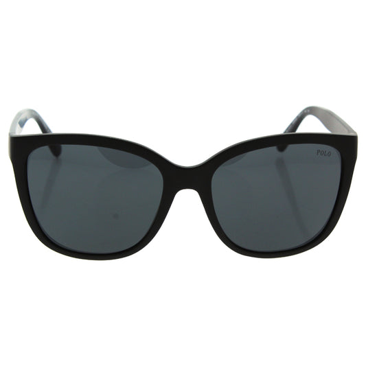 Polo Ralph Lauren PH 4114 5284-87 - Matte Black-Grey by Ralph Lauren for Women - 55-17-140 mm Sunglasses