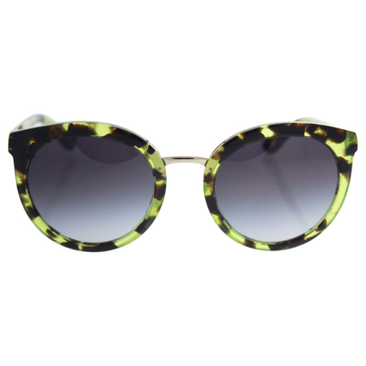 Dolce and Gabbana DG 4268 2970-8G - Cube Havana Green-Grey Gradient by Dolce and Gabbana for Women - 52-22-140 mm Sunglasses