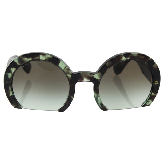 Miu Miu MU 07Q UAG-4K1 - Green Tortoise-Green Gradient by Miu Miu for Women - 52-25-140 mm Sunglasses