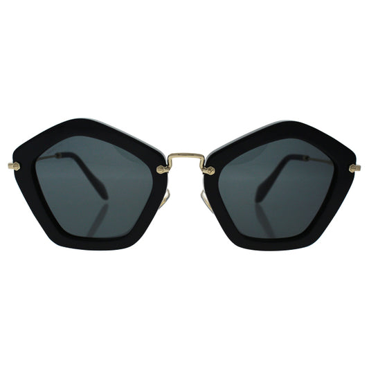 Miu Miu MU SMU 06O 1AB-1A1 - Black-Grey by Miu Miu for Women - 53-25-140 mm Sunglasses