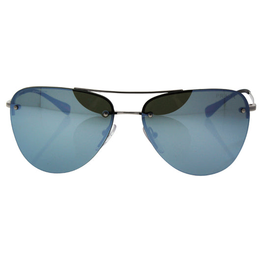 Prada SPS 53R 1BC-5K2 - Silver-Green Silver by Prada for Women - 57-14-135 mm Sunglasses