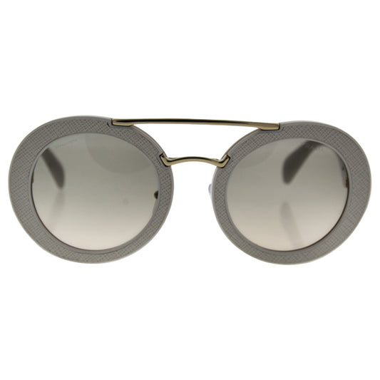 Prada SPR 15S UP-3H2 - Ivory-Light Brown Gradient Light Green by Prada for Women - 53-25-140 mm Sunglasses