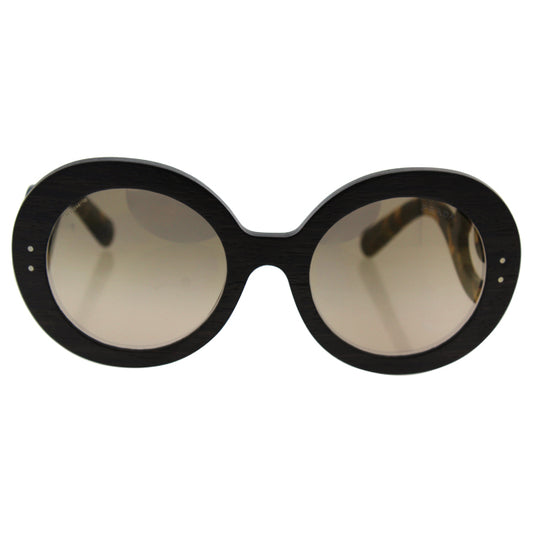 Prada SPR 27R UBT-4O2 - Ebony Malabar-Brown by Prada for Women - 55-22-135 mm Sunglasses