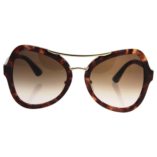 Prada SPR 18S UE0-0A6 - Spotted Brown Pink-Brown Gradient Pink by Prada for Women - 55-20-135 mm Sunglasses