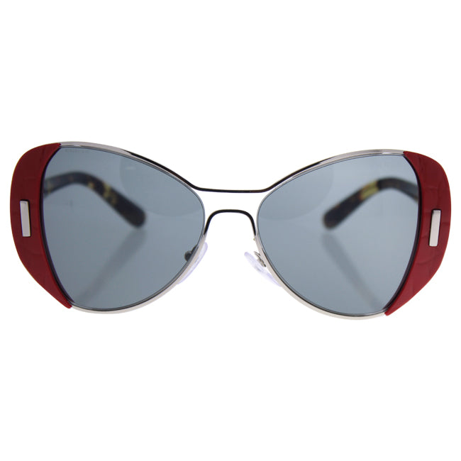 Prada SPR 60S SMN-9K1 - Silver Red-Dark Grey by Prada for Women - 55-16-135 mm Sunglasses