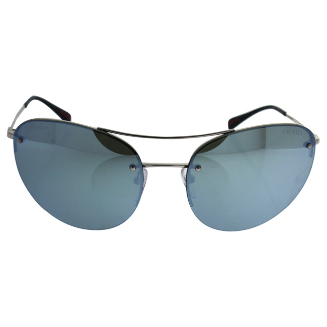 Prada SPS 51R 1BC-5K2 - Silver-Green Silver by Prada for Women - 59-18-135 mm Sunglasses