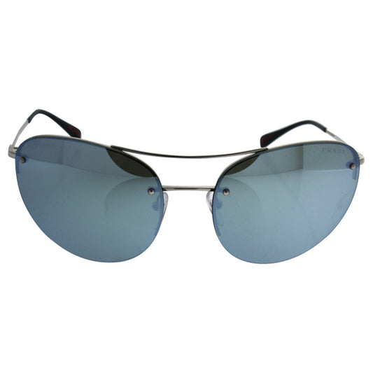 Prada SPS 51R 1BC-5K2 - Silver-Green Silver by Prada for Women - 59-18-135 mm Sunglasses