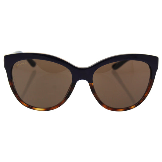Bvlgari BV8158 5371-73 - Purple Havana-Brown by Bvlgari for Women - 57-17-140 mm Sunglasses