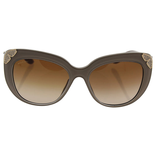 Bvlgari BV8162B 5382-13 - Top Crystal On Turtledove-Brown Gradient by Bvlgari for Women - 55-17-135 mm Sunglasses