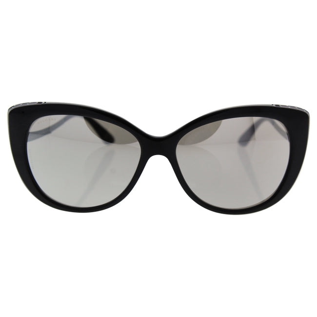 Bvlgari BV8178 901-6G - Black-Light Grey Silver by Bvlgari for Women - 57-15-135 mm Sunglasses