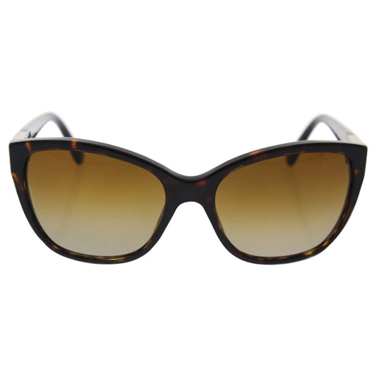 Dolce and Gabbana DG 4195 502-T5 - Havana-Brown Gradient Polarized by Dolce and Gabbana for Women - 56-17-140 mm Sunglasses