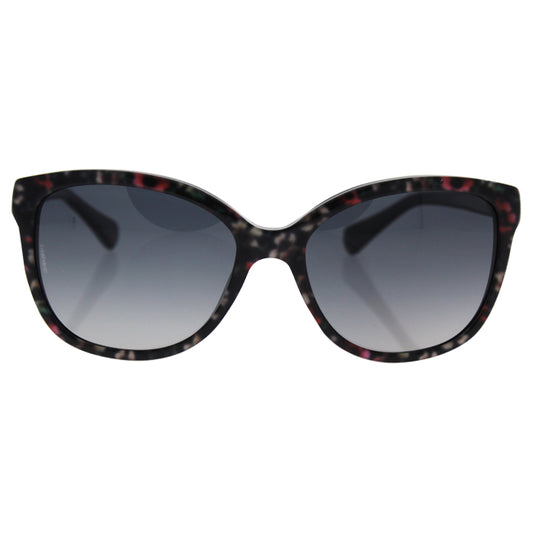 Dolce and Gabbana DG 4258 2778T3 - Top Black Flowers On Black-Polar Grey Gradient by Dolce and Gabbana for Women - 56-17-140 mm Sunglasses