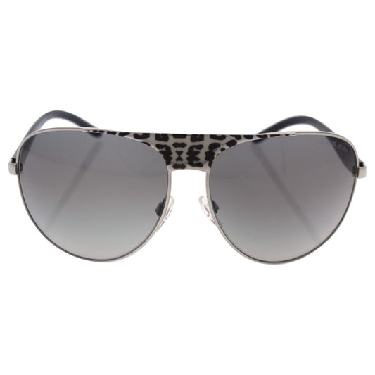 Michael Kors MK 1006 105911 Sadie II - Black Silver Leopard-Black by Michael Kors for Women - 62-14-125 mm Sunglasses